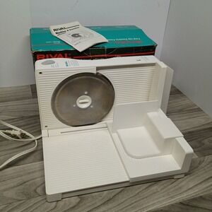 Rival Fold-Up Electric Food Slicer for Meat Cheese & More Model 1042